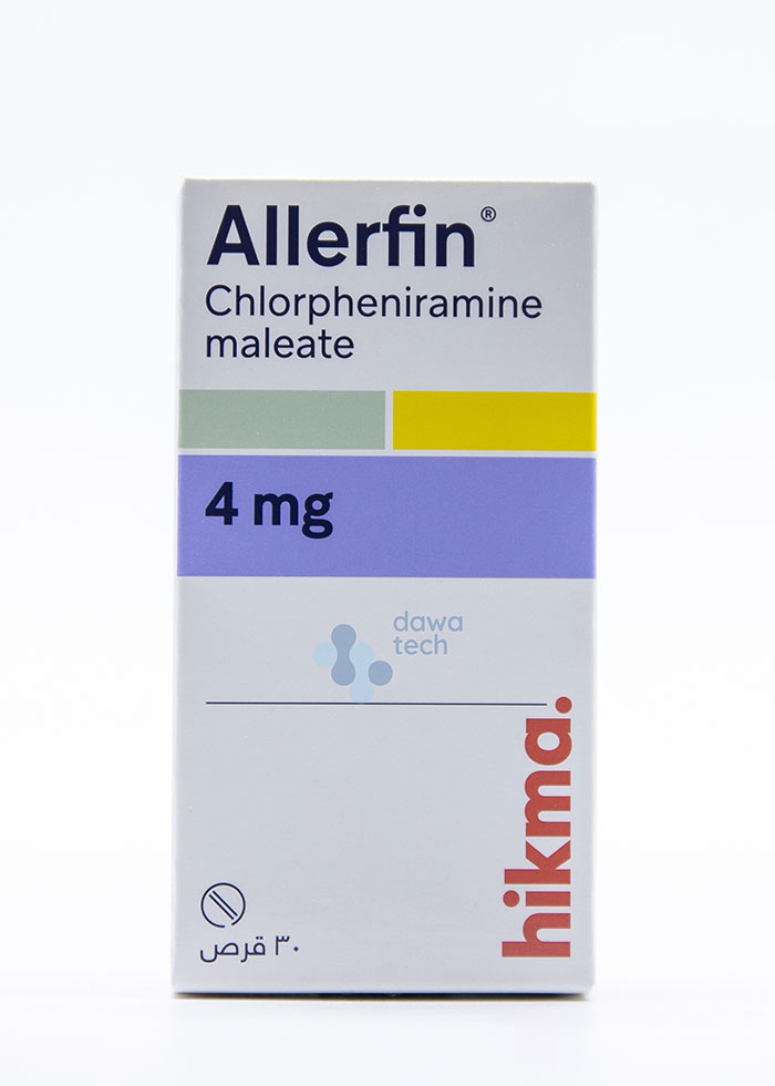 ALLERFIN T 4MG 30 TABLET