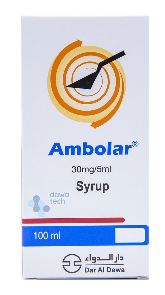 AMBOLAR 15 MG SYRUP 100 ML