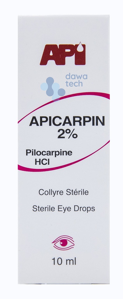 APICARPINE 2% EYE DROPS