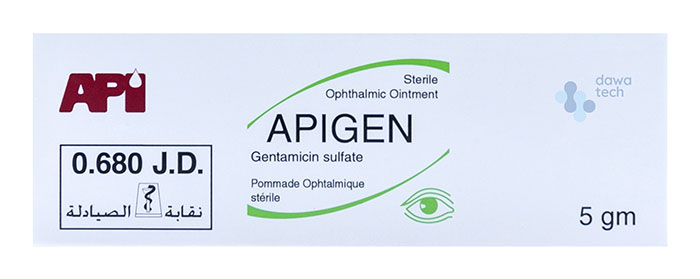 APIGEN 0.3% EYE OINTEMENT