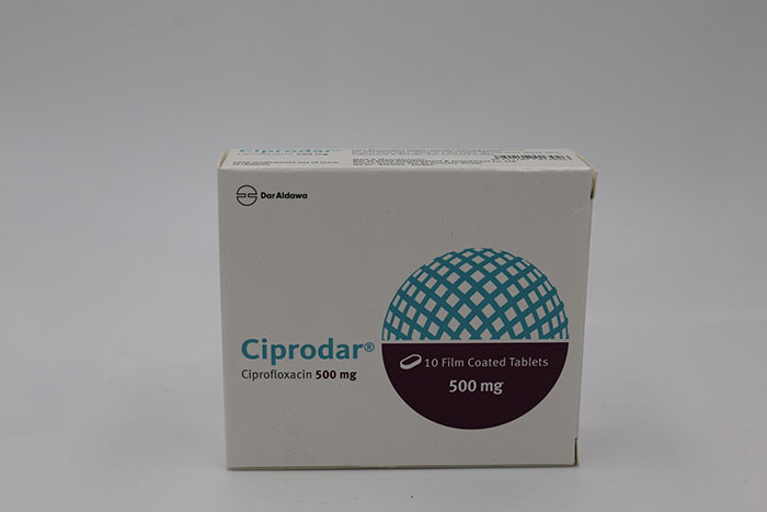 CIPRODAR 500  F.C 10 TAB