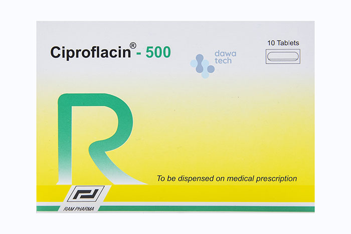 CIPROFLACIN 500 MG  10  F.C TAB
