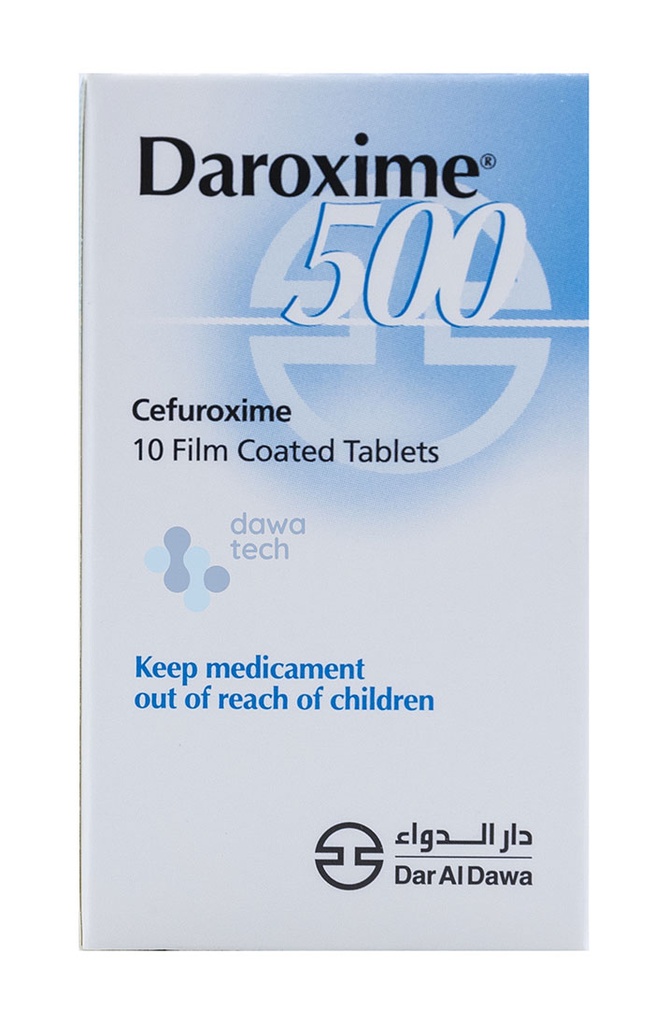 DAROXIME 500MG 10 F.C TAB