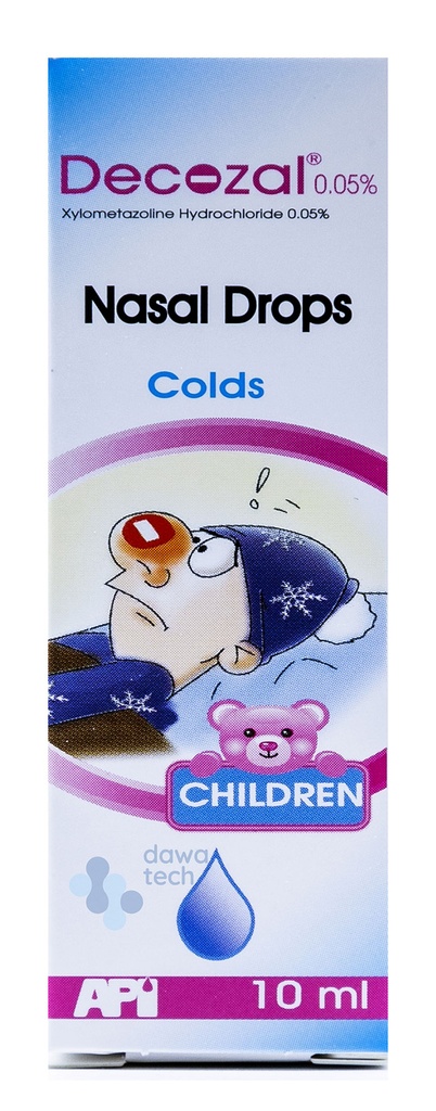 DECOZAL 0.05% NASAL DROPS 10 ML