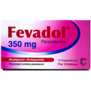 FEVADOL 350MG 10 SUPP