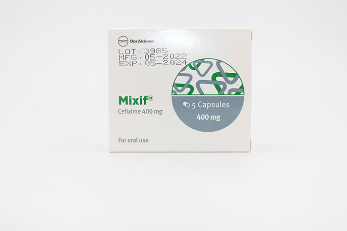 MIXIF 400 MG 5 CAPSULE
