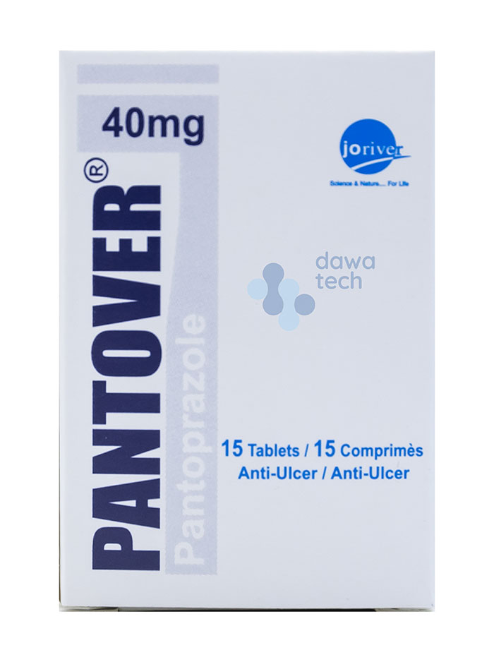 PANTOVER 40MG  15  COATED TABLET