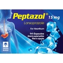 PEPTAZOLE 15MG 14 CAPSULE