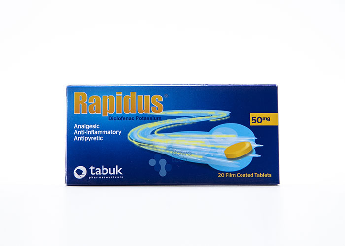 RAPIDUS 50 MG 20 TABLET