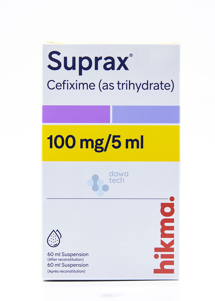 SUPRAX 100MG SYRP 60ML