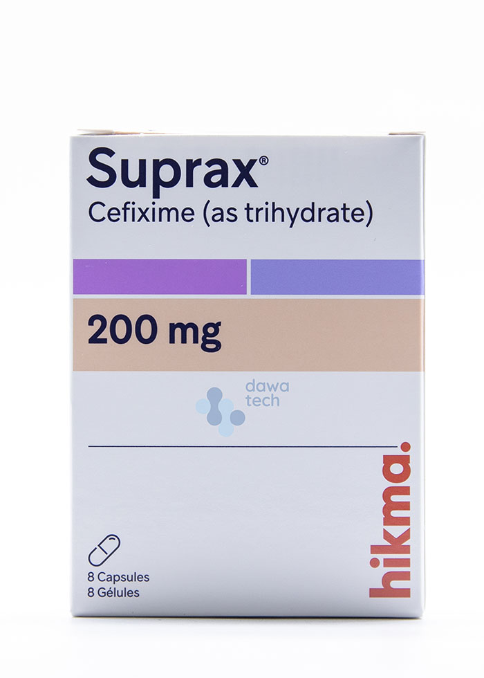 SUPRAX 200MG 8 CAPSULE