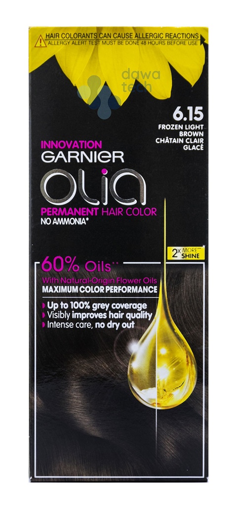 Garnier OLIA #6.15 بني فاتح ثلجي