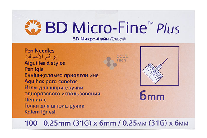 BD Micro-Fine insulin 1ml 31G 6mm