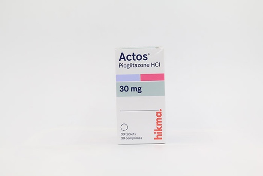 [6251159024605] ACTOS 30MG  30 TABLET