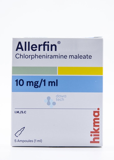 [6251159030491] ALLERFIN 10MG/ML 5 AMPOULE