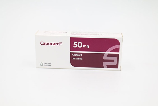 [6251107006011] CAPOCARD 50MG TAB 20