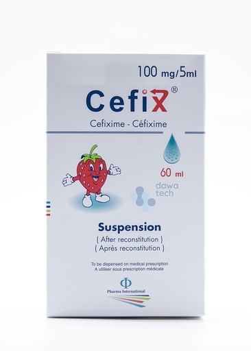 [6251106401640] CEFIX 100MG-5ML  SYRP