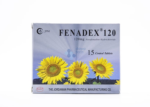 [6251154050012] FENADEX 120 MG 15 CTABLETS
