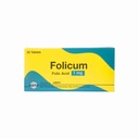 [6291100081998] FOLICUM 1 MG 20 TABLET