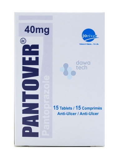 [6251144101212] PANTOVER 40MG  15  COATED TABLET