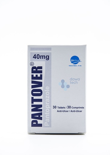 [6251144101205] PANTOVER 40MG  30 COATED TABLET