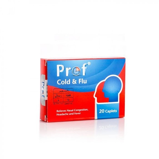 [6285147003419] PROF COLD & FLU  20  F.C TABLET