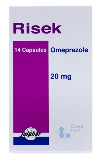 [6291100080175] RISEK 20 MG 14 CAPSULE