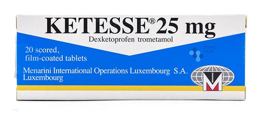 [8012992000380] KETESSE 25MG 20TAB
