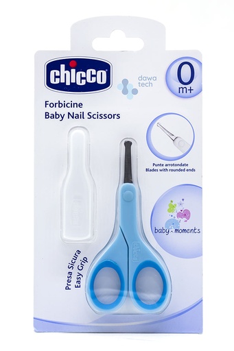[8058664009923] CH/New Baby Nail Scissors Blueقصاصة اظافر