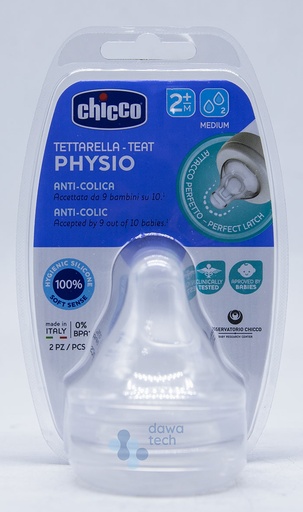 [8058664122202] CH/Natural Feel teat 2m+MED flow1pcحلمة رضاعة