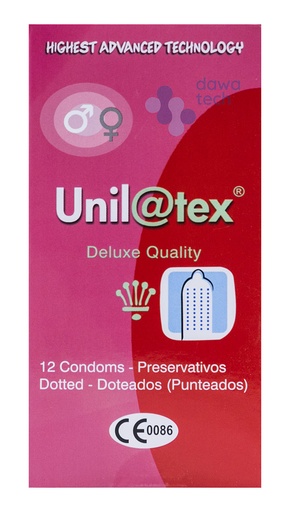 [8437004395214] Condom Unilatex Dotted 12ps(1box=12ps)