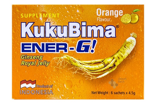 [8998898829129] KUKUBIMA Energy ORANGE 6SACH x4.5G
