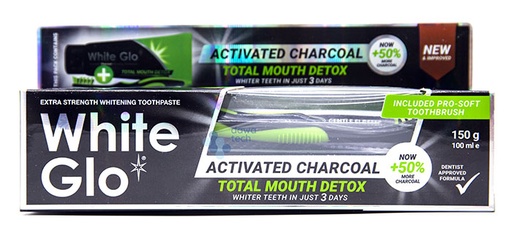 [9319871001025] White Glo/Total Mouth Detox T.P 100ml