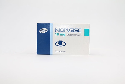 [6251615001409] NORVASC CAPS 10MGX30