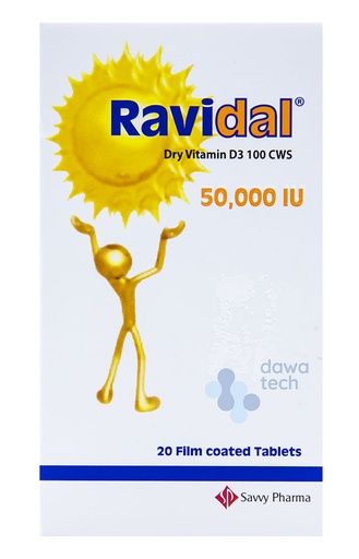 [6253004600545] RAVIDAL 50000  IU 20 TAB