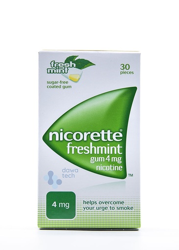 [3574660555905] Nicorette Gum 4 Mg/بيع قطعي