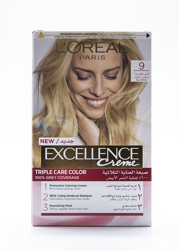 [3600522490388] L`oreal Excellence # 9 أشقر فاتح جدا