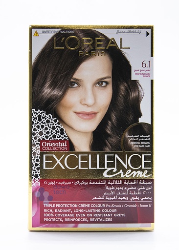 [3610340050343] L`oreal Excellence # 6.1 أشقر غامق عميق