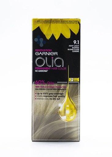 [3610340641930] Garnier OLIA #9.1 اشقر فاتح رمادي